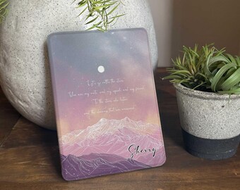 Den Sternen, die zuhören, personalisierte Kindle Paperwhite 12th Gen Hülle mit klarem Rücken, Paperwhite 6,8 "2021 Kobo Hülle für Buchliebhaber Geschenke