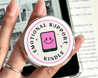 Supporto emotivo per Kindle Grip / Supporto per Kindle / Accessori per Kindle / Supporto per telefono / Custodia per telefono con impugnatura magnetica / Regali per lettori
