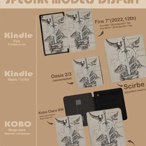 Throne of Glass Kindle-Hülle für Paperwhite 12. Generation (7 Zoll) mit transparenter Rückseite, Paperwhite 6,8 Zoll Kindle-Hülle mit Tragegurt – das perfekte Geschenk für Fantasy-Buchliebhaber Bild 11