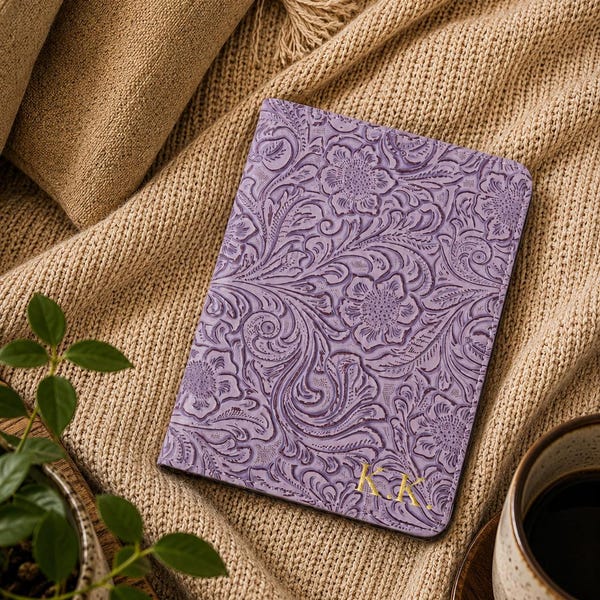 Custodia Kindle in pelle personalizzata, cover Kindle Paperwhite personalizzata, regalo per lettori fatto a mano, custodia in pelle per e-reader per amanti dei libri