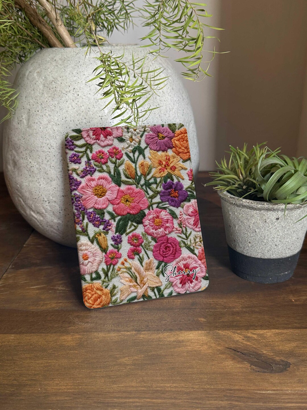 Retro Flower Kindle Paperwhite 12th 2024 Case With Strap, Colorsoft 7 ...