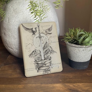 Throne of Glass Kindle Case Paperwhite 12th Gen 7“ Case with clear back, Paperwhite 6.8&quot; Kindle Case With Strap For Fantasy Book Lovers Gift