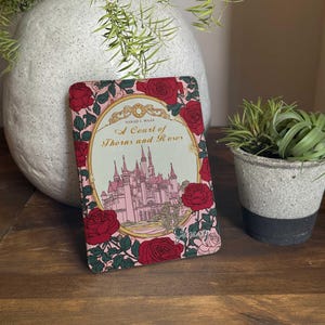 Thorns and Roses Kindle 2024 Paperwhite 12th Gen Case with kickstand, Paperwhite 6.8&quot; 2021 Case Cover, Kobo Case, Book Lovers Gifts