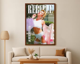 Vintage Fashion Magazine Poster, Preppy Print, Feminist Wall Art, High Fashion, Luxury Fashion, Trendy Art, Retro Fashion Magazine Cover