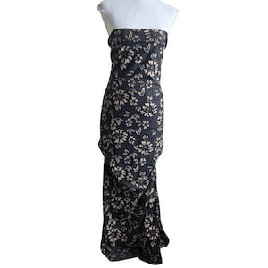 sophisticated lace dress Elegant Lace Black Dress with Gloves SF017