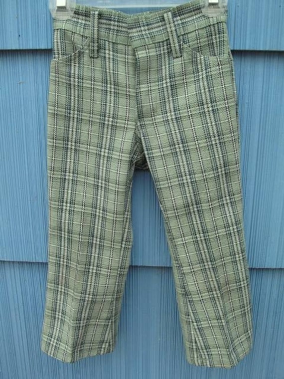 Items similar to 60's boys plaid slacks on Etsy