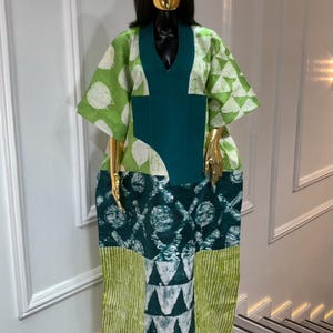 Multicoloured African Boubou | Danshiki | Kaftan | Jalabiya | Rich Aunty | Nigerian Dress| Party Dress | Boubou| African Dress | Rich Madam