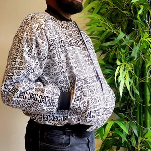 Giacca bomber reversibile unisex Zola/Giacca Ankara/Giacca multiuso/Giacca leggera/Giacca primaverile/Giacca in cera africana/Giacca reversibile