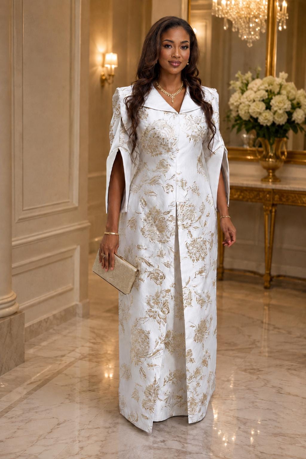 boho whimsical wedding dresses Unique Bat Sleeves Allover Lace Bohemian Dress QW2681 – SQOSA SIZE:Custom Size(Add your sizes in the 