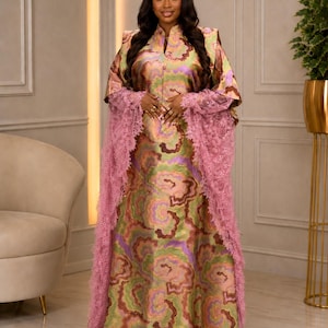 pink marble dress long sleeve Pink Marble Dress