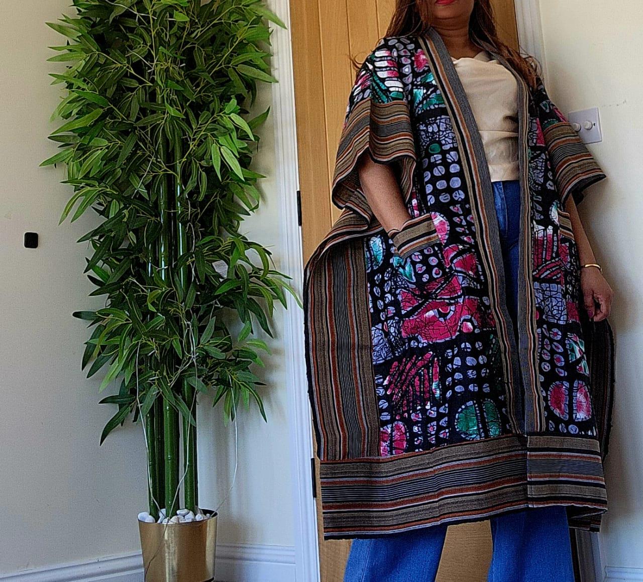 African Kimono | Duster | Asooke | Ankara | Wax Fabric | Coat dress  | Overdress  | Traditonal Robe | Rich Aunty