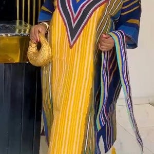 African Dress Asooke Boubou | Danshiki | Kaftan | Jalabiya | Rich Aunty | Nigerian Dress| Party Dress | Boubou| African Dress | Rich Madam