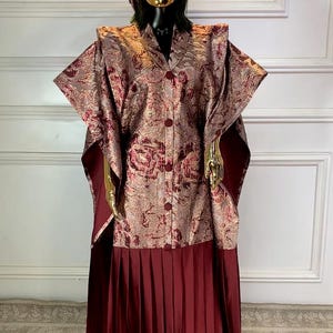African Dress Damask Boubou | Danshiki | Kaftan | Jalabiya | Rich Aunty | Nigerian Dress| Party Dress | Boubou| African Dress | Rich Madam