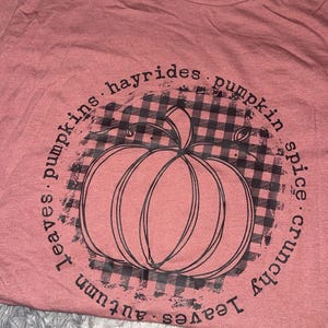 Hayrides Pumpkin Shirt (XL)