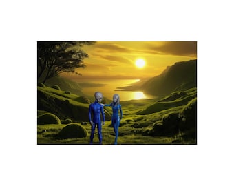 Fine Art Poster - Elan and Anya - Essassani Sunset