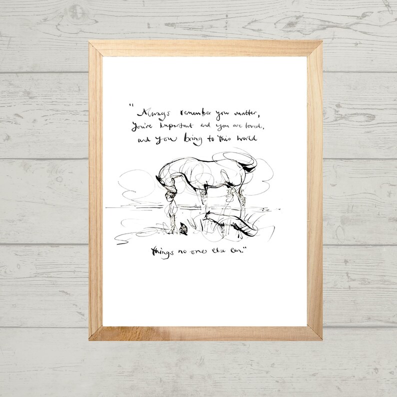 The Boy the Mole the Fox and the Horse by Charlie Mackesy Book Page Art Printable A4 Size ...