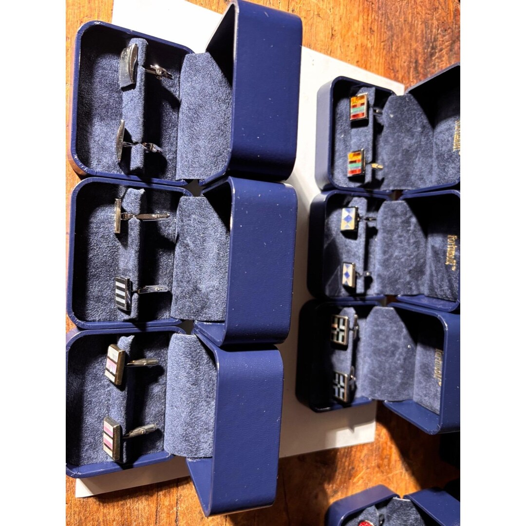 Fortunoff Fortunoff Sterling Silver Cufflinks Square Christmas Present - Etsy