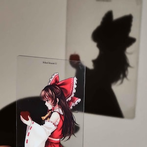 Tarjeta fotográfica transparente Touhou Project Bad Apple