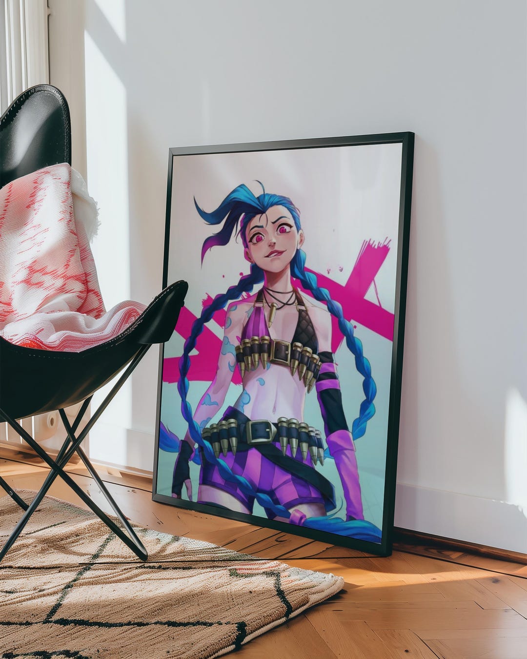 Arcane Wall Art, Arcane Jinx Poster, Arcane Digital Print, Wall Decor ...