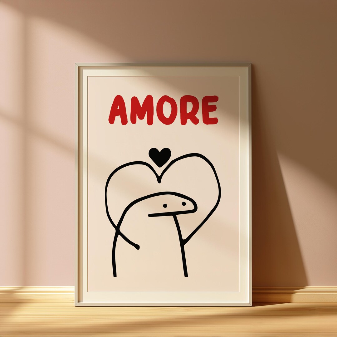 Love Poster Typography Poster Trendy Art Retro Poster Love Print