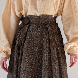 50s Brocade Pleated Skirt 0/2 image 1