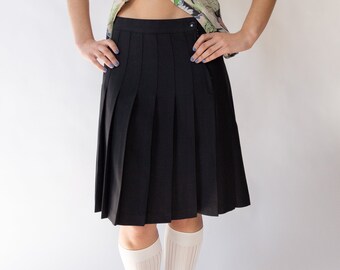 90s Pleated Midi Skirt | sz 4/6