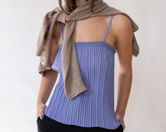 80s Violet Pleat Camisole