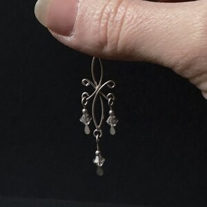 Sterling Chandelier Earrings image 3