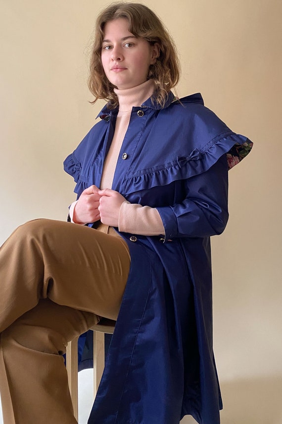 1970s Rothschild Capelet Hooded Coat