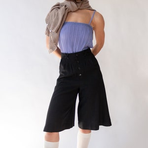 70s Wool Wide Culottes sz 2/4 image 5