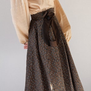 50s Brocade Pleated Skirt 0/2 image 5
