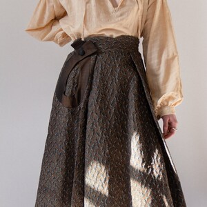 50s Brocade Pleated Skirt 0/2 image 3