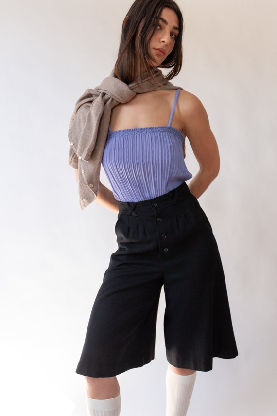 80s Violet Pleat Camisole - image 4