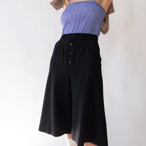 70s Wool Wide Culottes sz 2/4 image 4