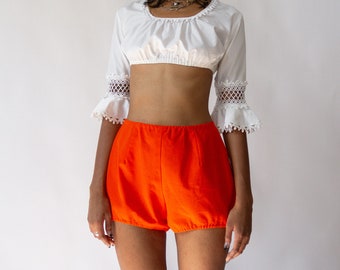 60s Fire Orange Hot Shorts