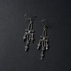 Sterling Chandelier Earrings image 4