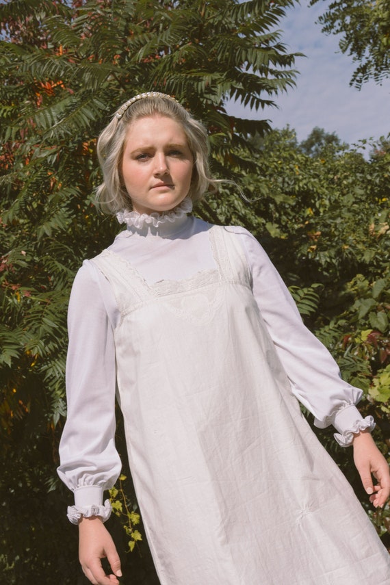 1910s Edwardian Cotton Chemise