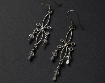 Sterling Chandelier Earrings