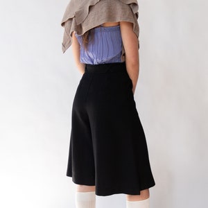 70s Wool Wide Culottes sz 2/4 image 8
