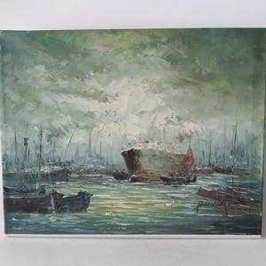 通販 人気】 pa-puL キャンバス 油絵 油彩 art さま専用✳︎70´s