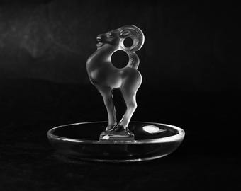 Lalique Crystal Pin Tray; Lalique; French Crystal; Ring Holder - Etsy