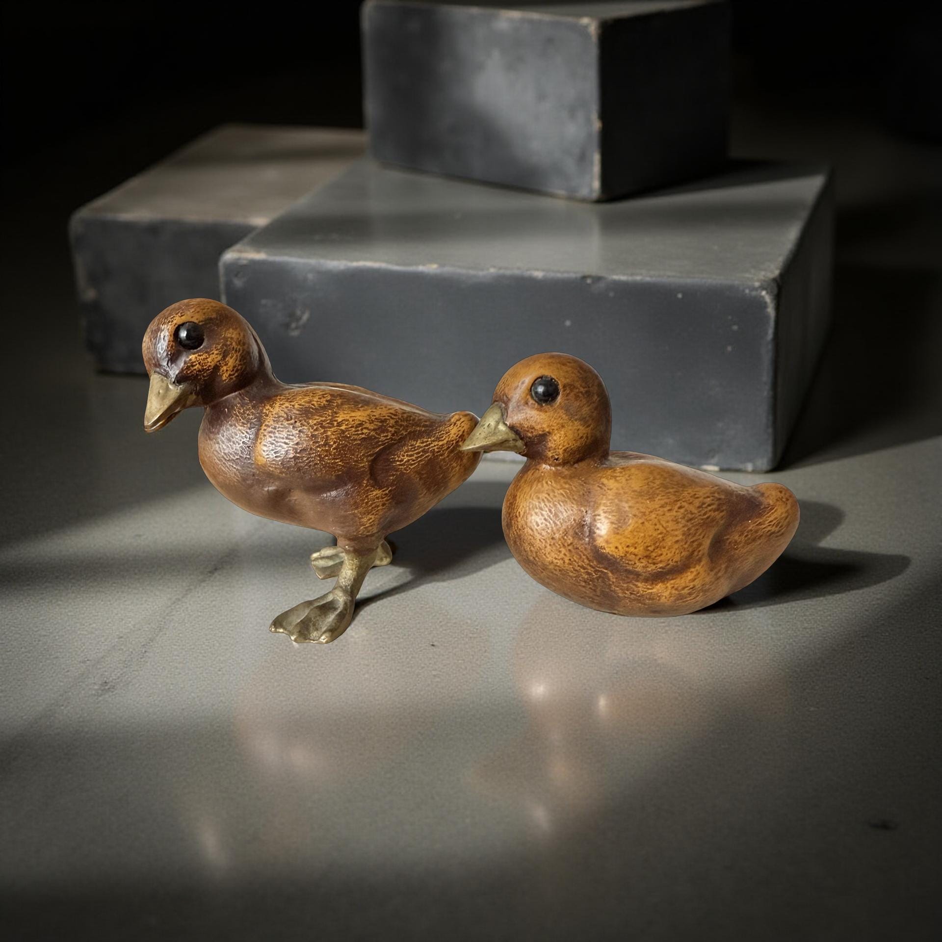 ELLI MALEVOLTI 】エリー・マレヴォルティ・イタリア・木彫・鴨 ELLI