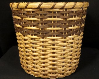 Digital Download, Basket Weaving Pattern, Highland Waste Basket Pattern
