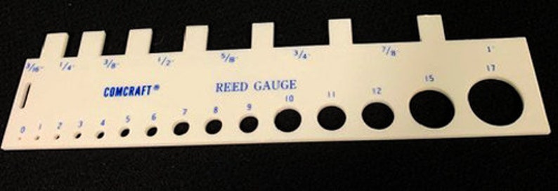Reed Gauge - Basket Weaving Tool - Basket Weaving Gauge - Reed Gauge - Etsy