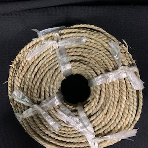 Twisted Seagrass Coil - Seagrass #3 - Twisted Seagrass Cord - Basket Weaving - Natural