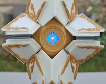 Specter Destiny The Right Choice figurine, LED, 3D fan art printing, gamer office decoration, geek gift