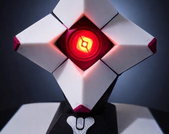 Destiny Spectre figurine, 100% customizable, LED, 3D printed fan art, gamer desk decoration, geek gift