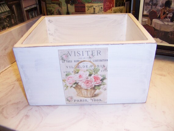 Paris Theme Storage Box Paris Decor Paris Nursery Decor Paris Bedroom Decor Paris Girls Room Paris Party Decor Paris Bathroom