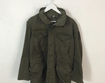 Vintage ejército austriaco osterreich Bundesheer heereseigentum diseño M65 chaqueta
