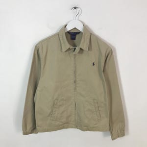 Vintage polo ralph lauren Harrington Style Zipper jacket